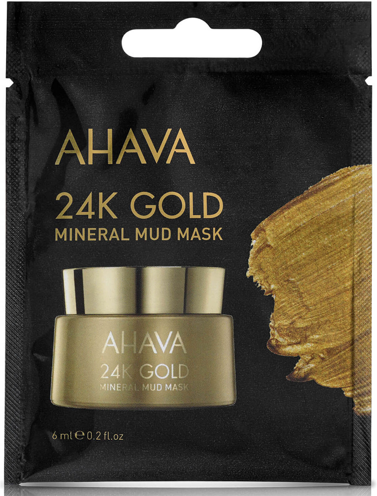 AHAVA Single Use 24K Gold Mineral Mud Mask 6ml