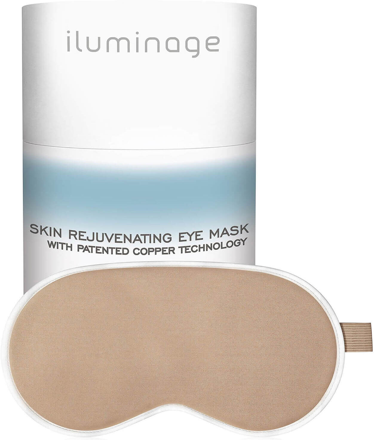 Iluminage Skin Rejuvenating Eye Mask with Anti-Aging Copper Technology – Gold