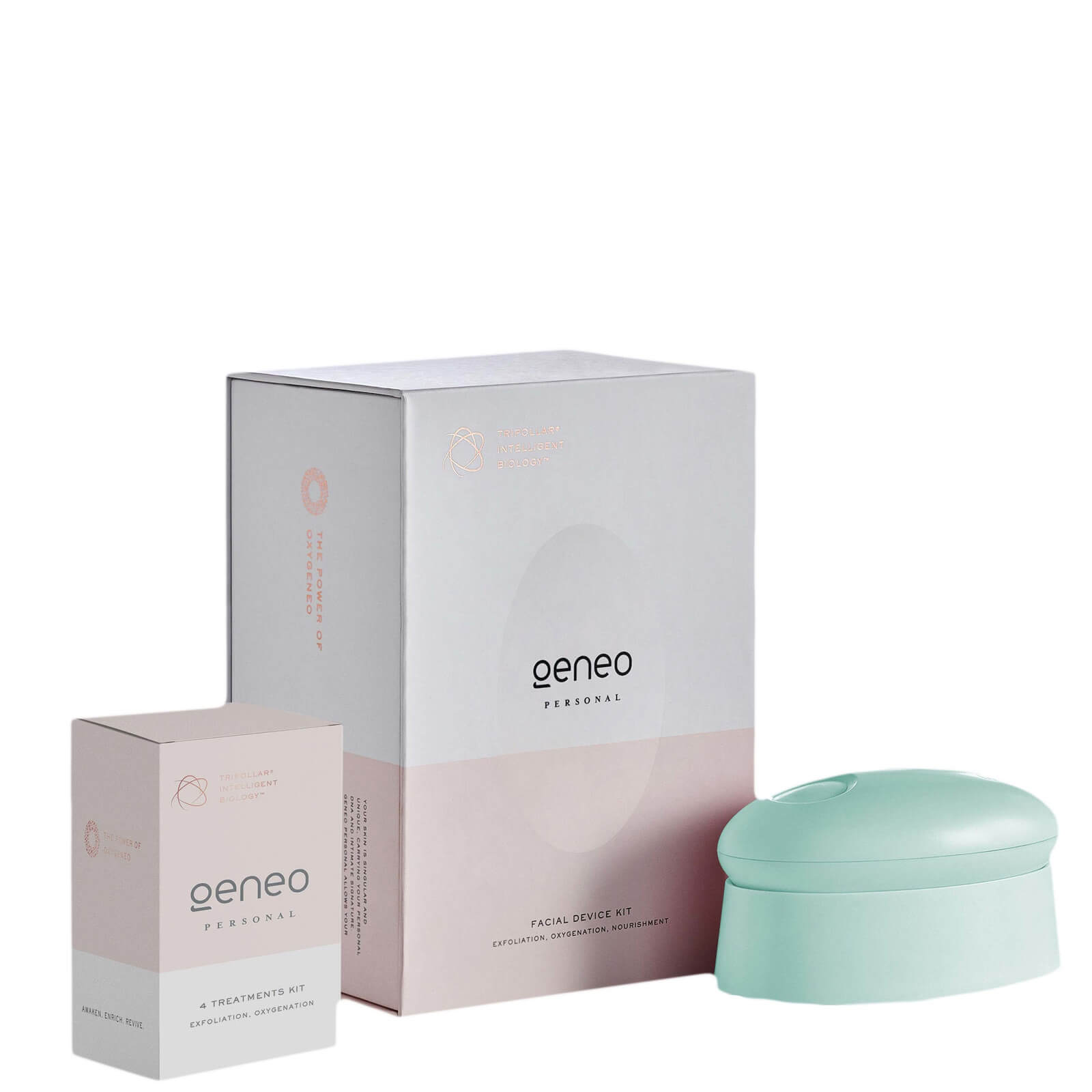 TriPollar GENEO PERSONAL Exfoliation & Oxygenation Facial Device Kit - Green