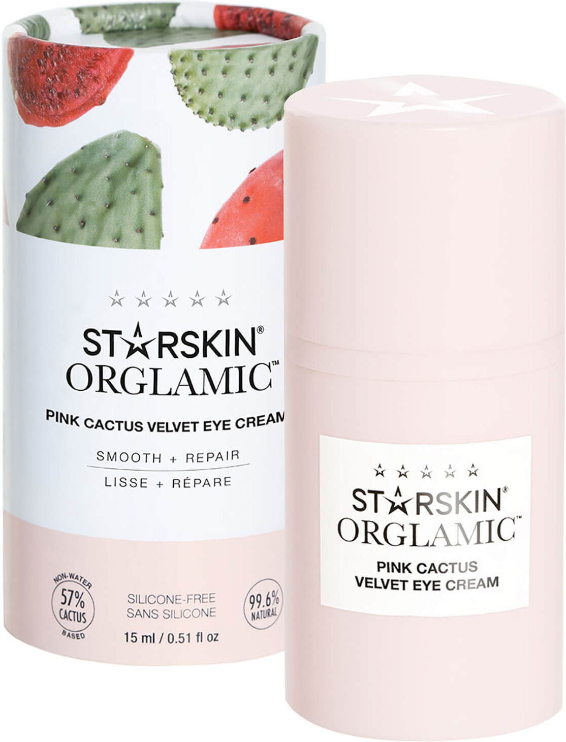 STARSKIN Orglamic Pink Cactus Velvet Eye Cream 15ml