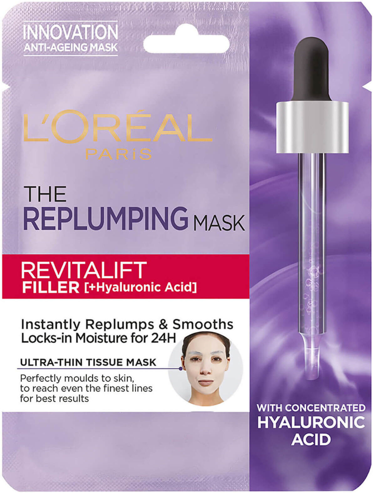 L'Oréal Paris Revitalift Filler Hyaluronic Acid Tissue Mask