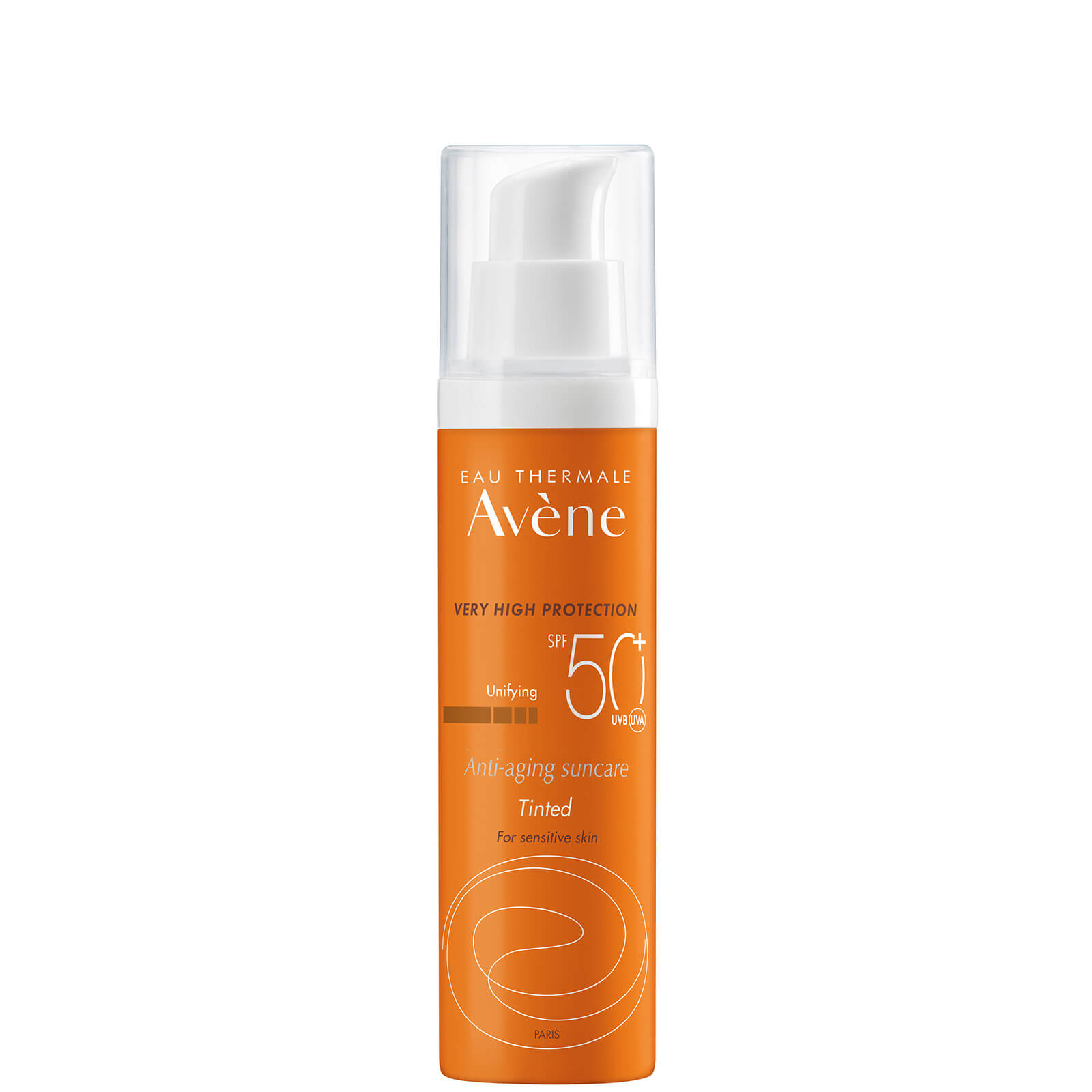 Avene Avène Very High Protection Anti-Ageing Tinted SPF50+ Sun Cream for Sensitive Skin 50ml