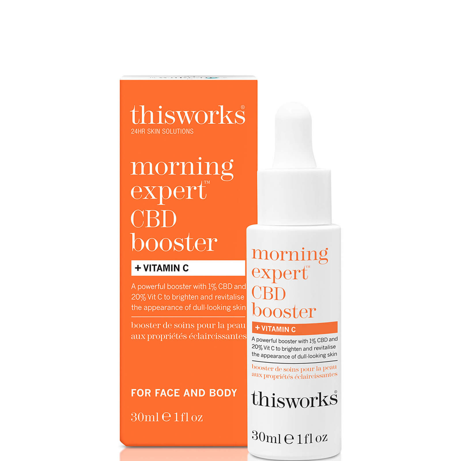 this works Morning Expert CBD Booster and Vitamin C