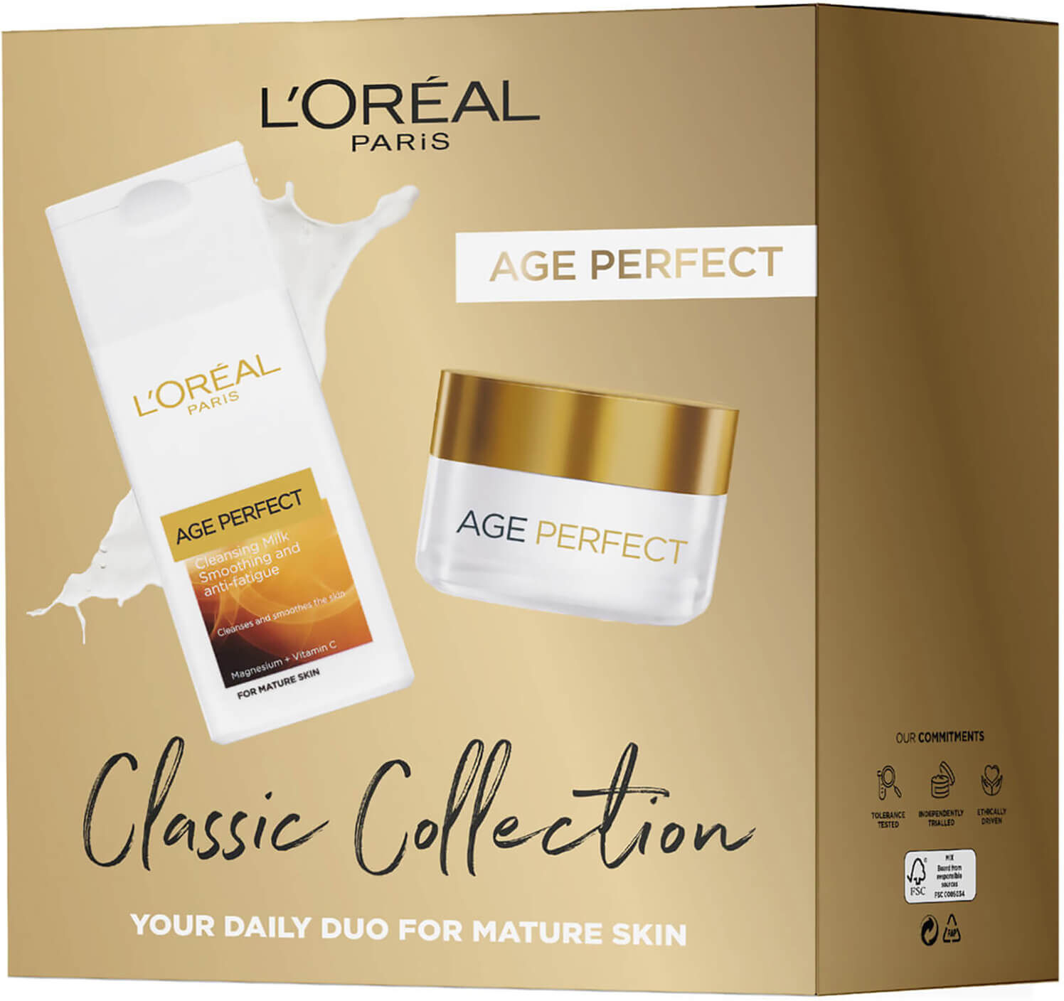 L'Oréal Paris L'Oreal Paris Age Perfect Cleanser & Day Cream Classic Collection Gift Set for Her