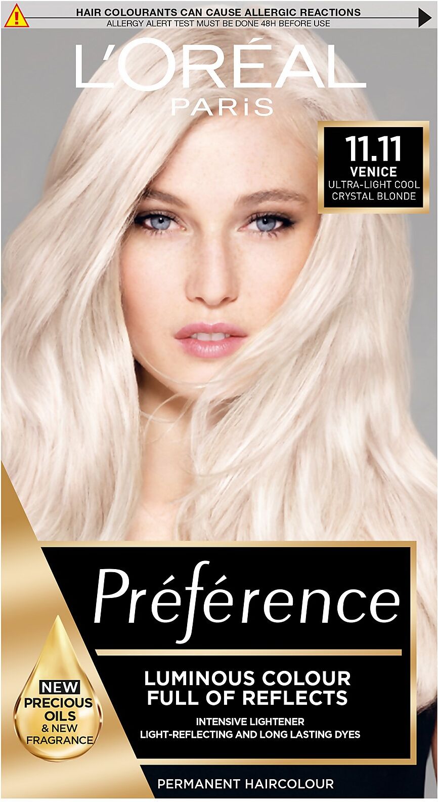 L'Oréal Paris Préférence Infinia Hair Dye (Various Shades) - 11.11 Ultra Light Crystal Blonde