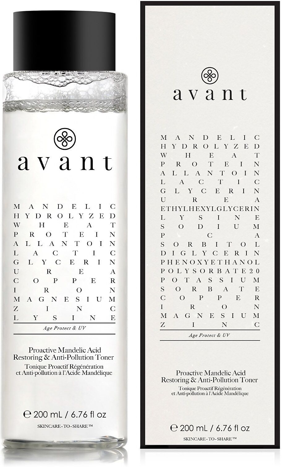 Avant Skincare Proactive Mandelic Acid Restoring and Anti-Pollution Toner 200ml