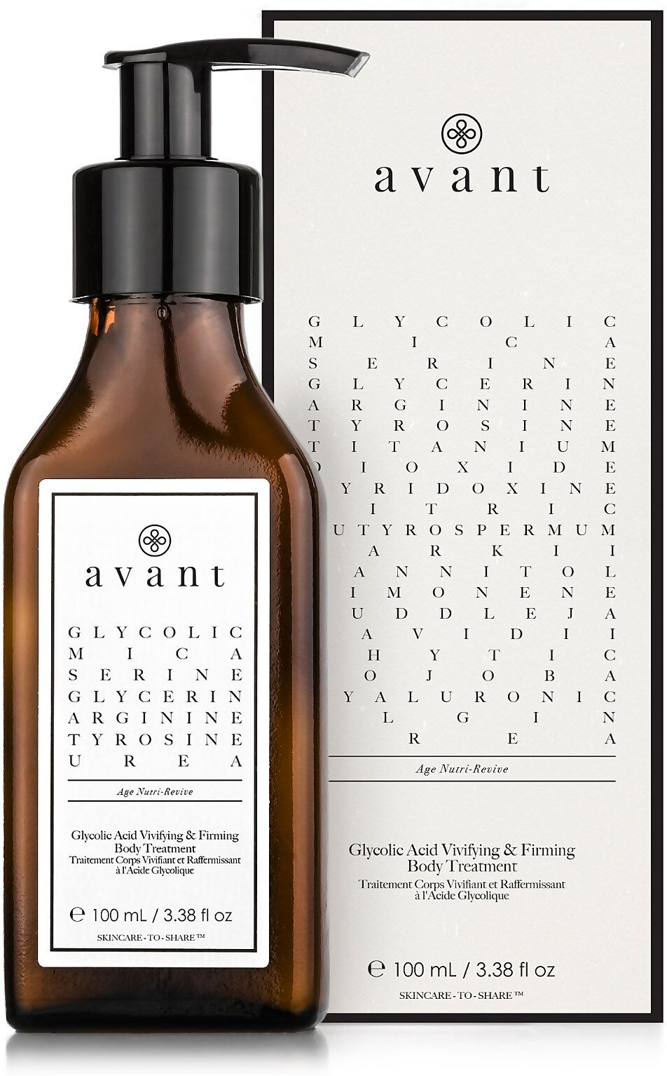 Avant Skincare Glycolic Acid Vivifying and Firming Body Treatment 100ml