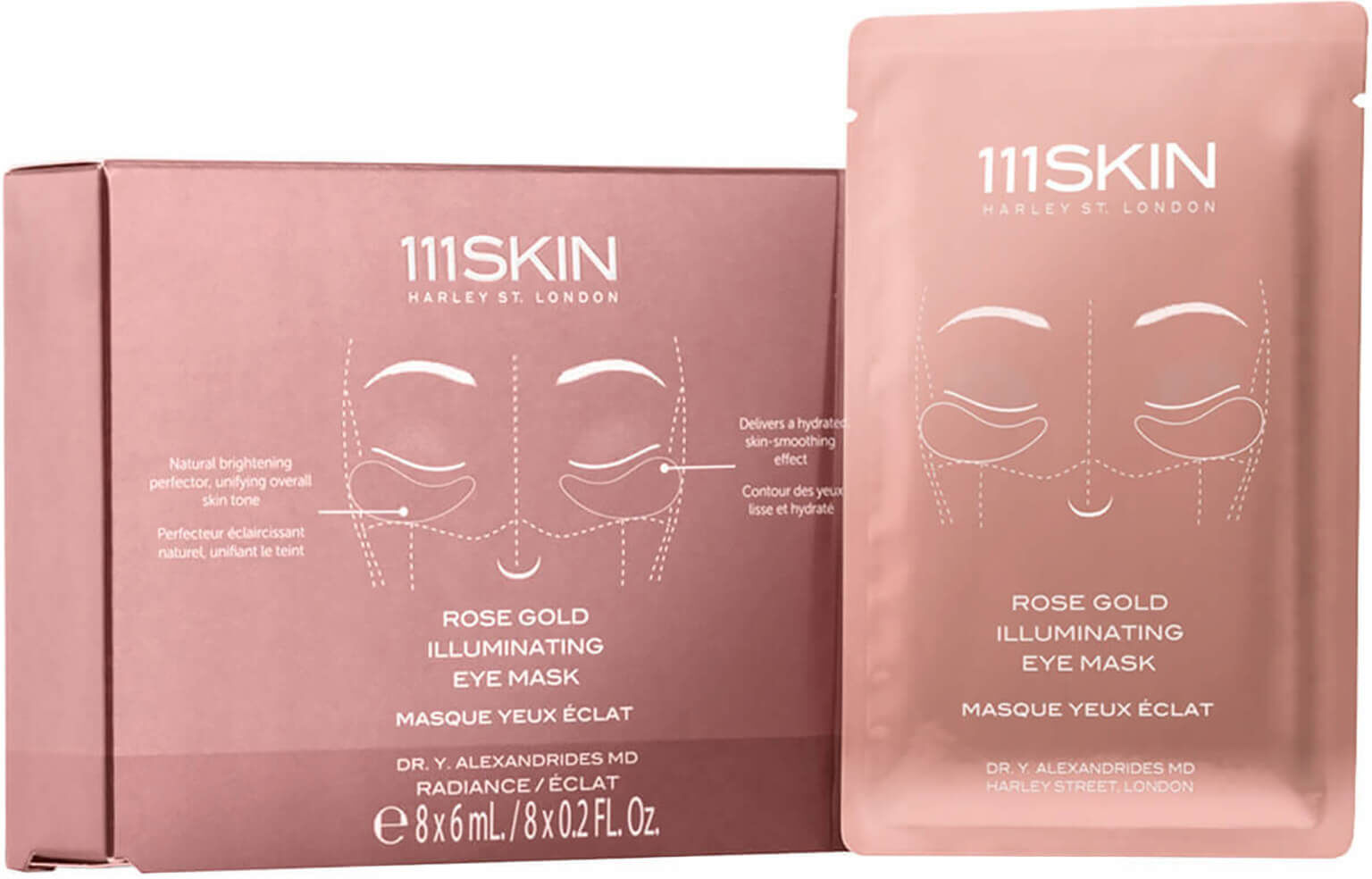 111SKIN Rose Gold Illuminating Eye Mask Box