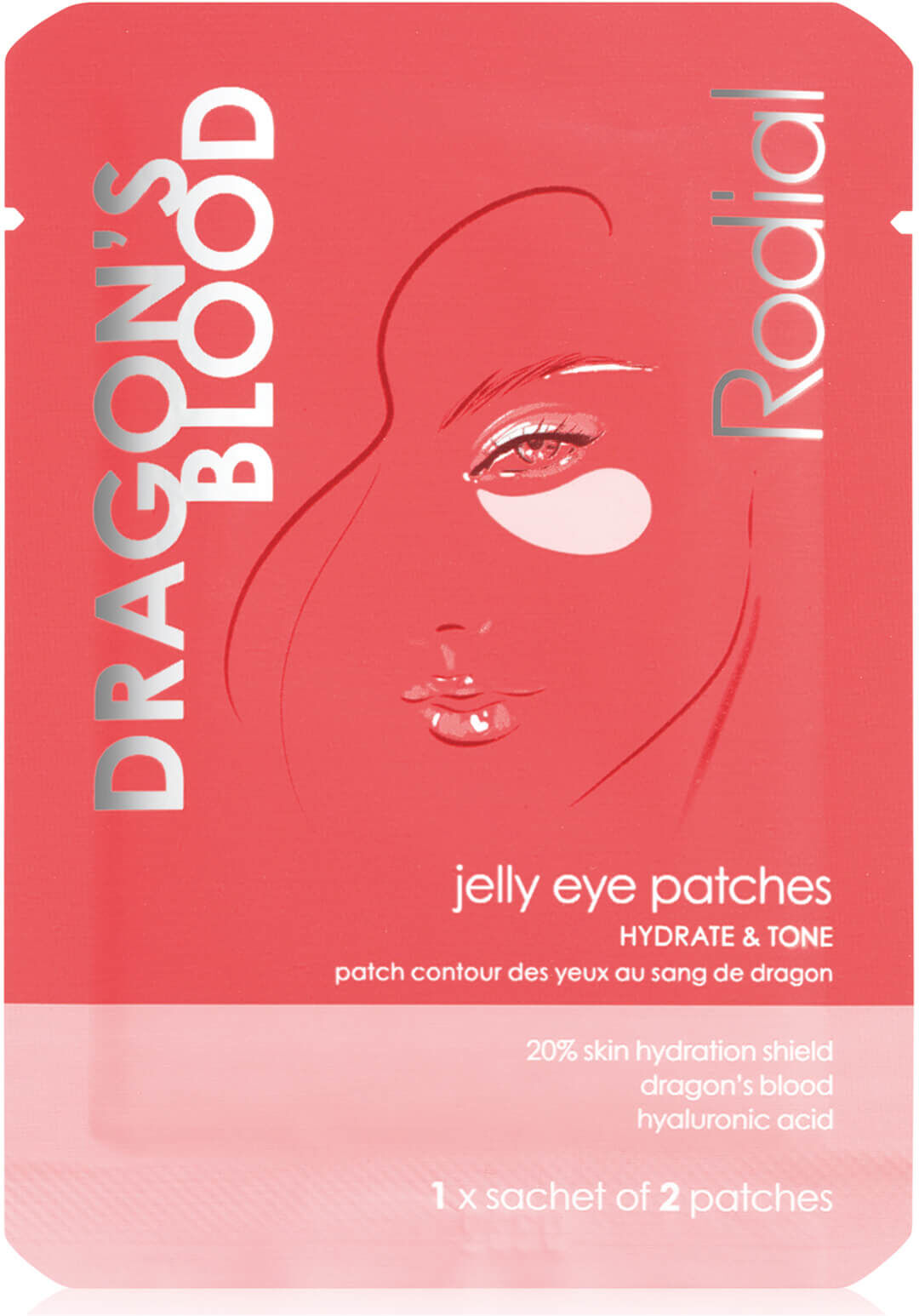 Rodial Dragon's Blood Jelly Eye Patches - Single Sachet