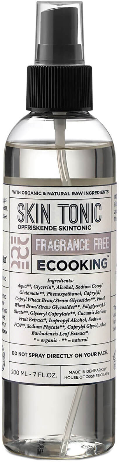 Ecooking Skin Tonic Fragrance Free 200ml