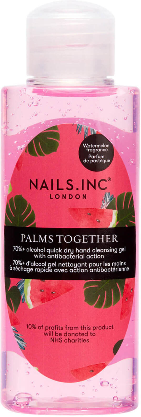 nails inc. Palms Together Cleansing Gel - Watermelon Scent