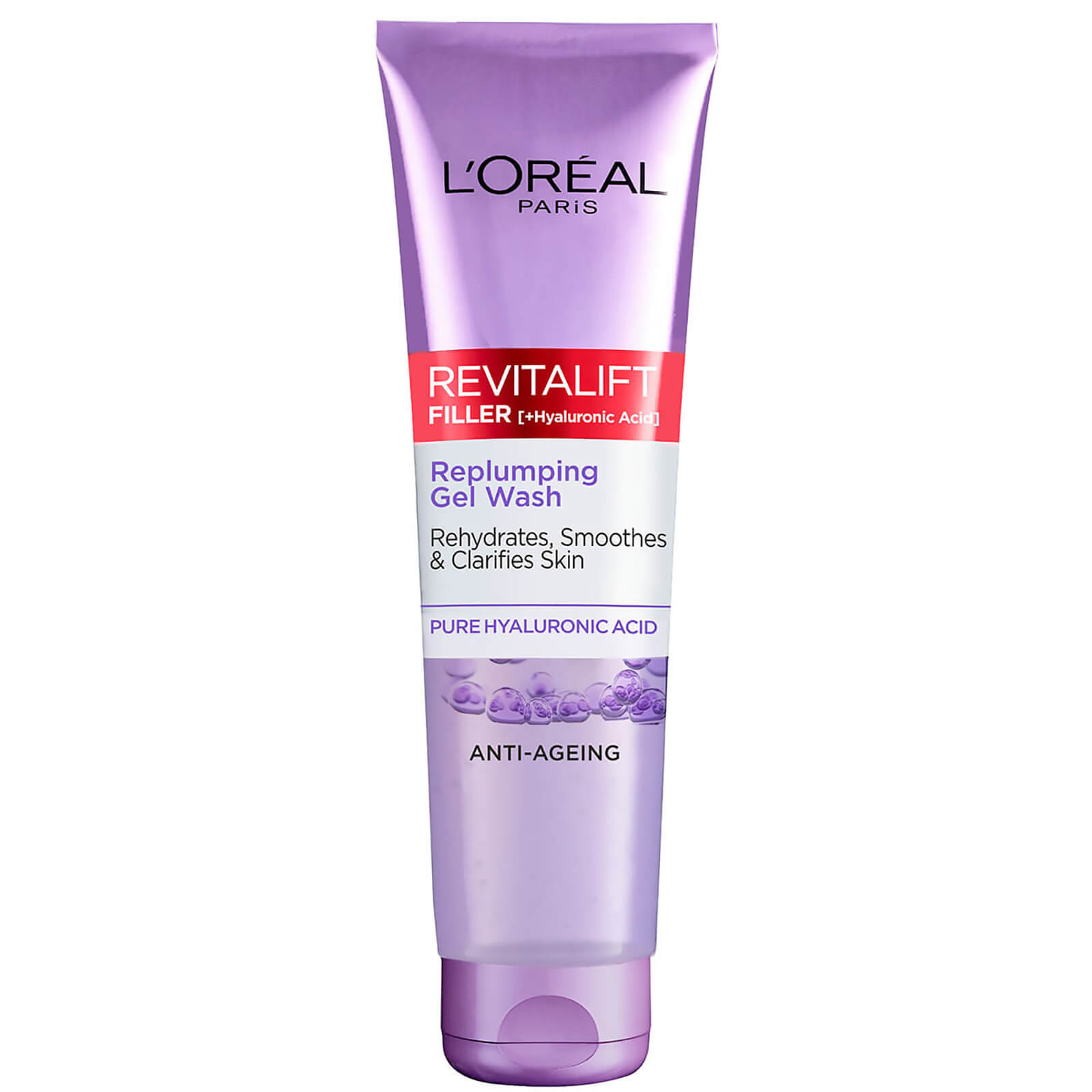 L'Oréal Paris Revitalift Filler [+ Hyaluronic Acid] Gel Face Wash Cleanser 150ml