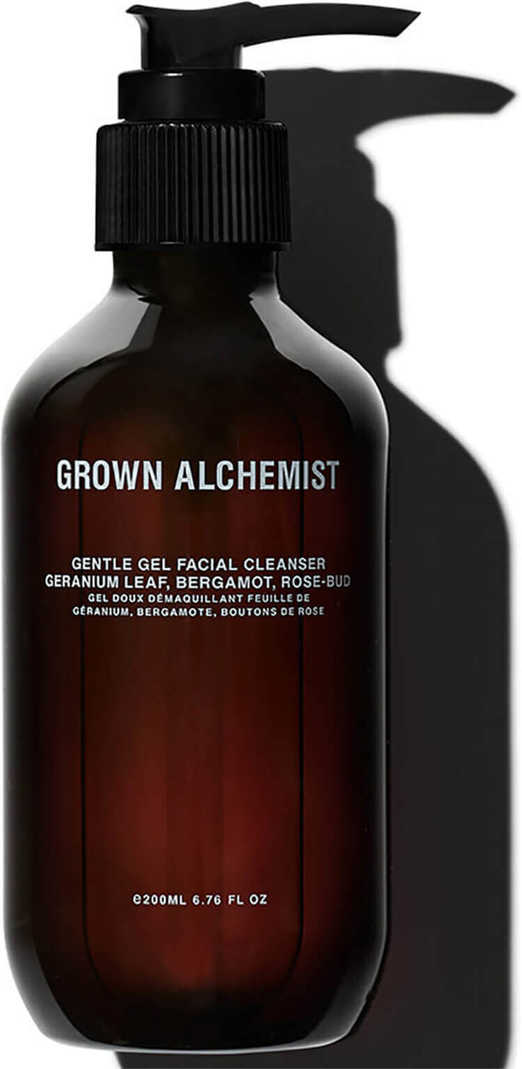 Grown Alchemist Gentle Gel Facial Cleanser - Geranium Leaf Bergamot Rose-Bud 200ml