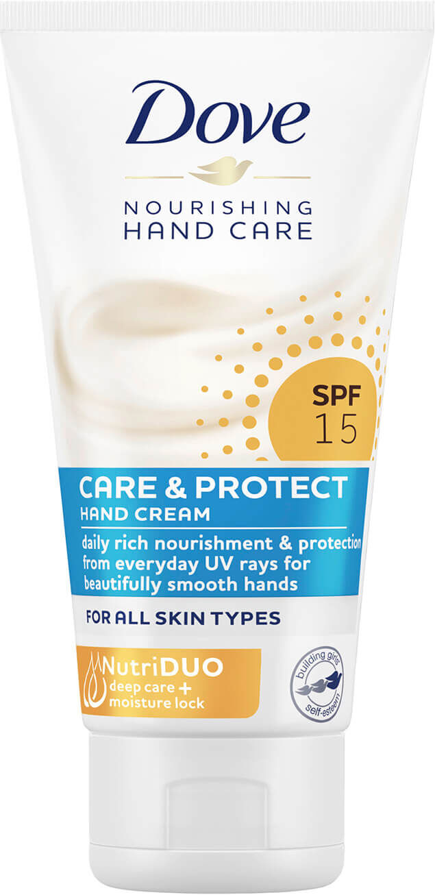 Dove Care & Protect Hand Cream med solfaktor