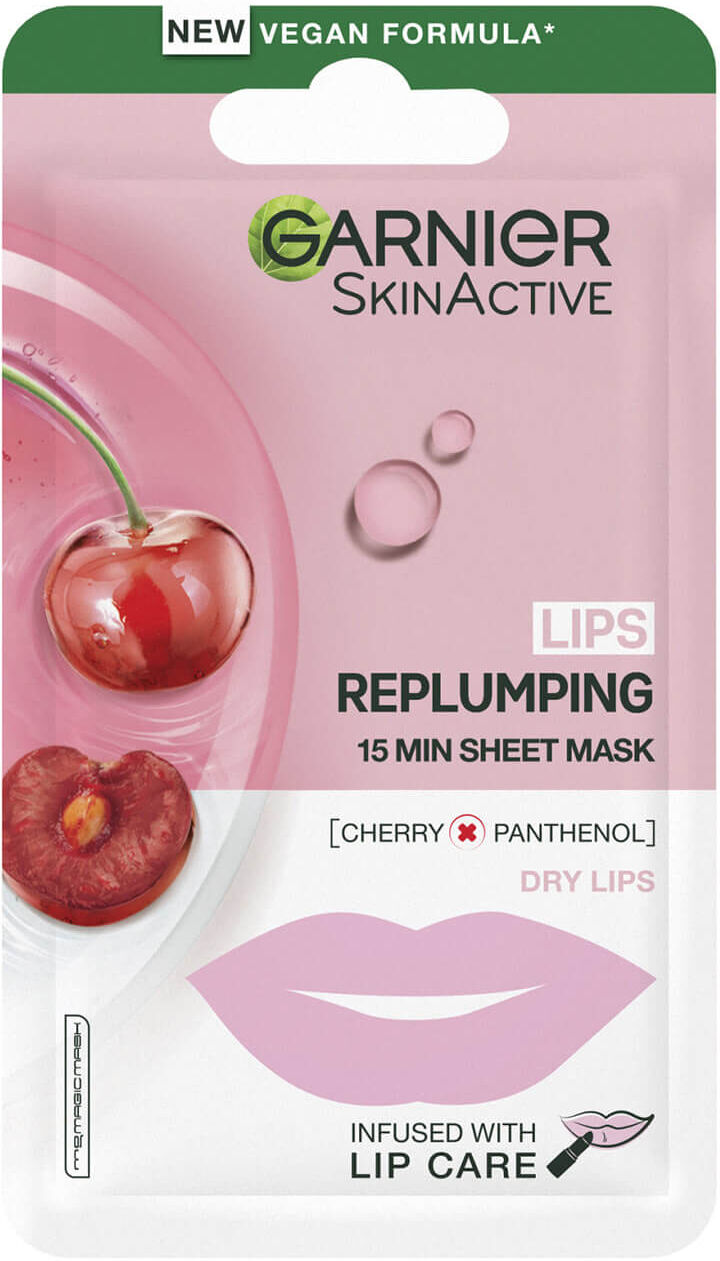 Garnier SkinActive Moisture Bomb Cherry Lip Mask 5g