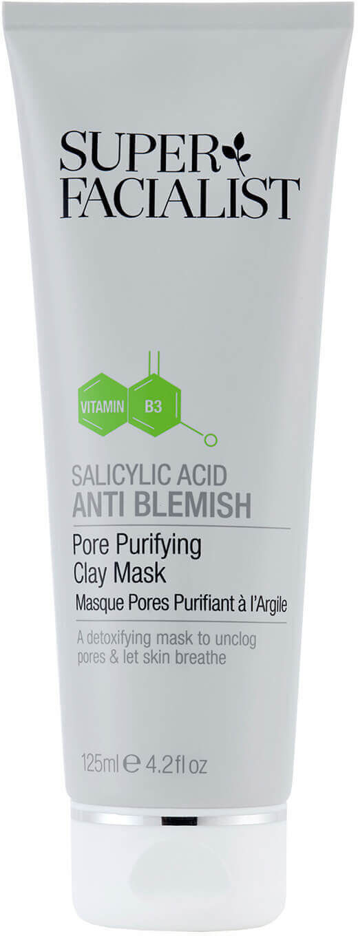 Super Facialist Salicylic Acid Anti Blemish Pore Purifying Clay Mask 125ml