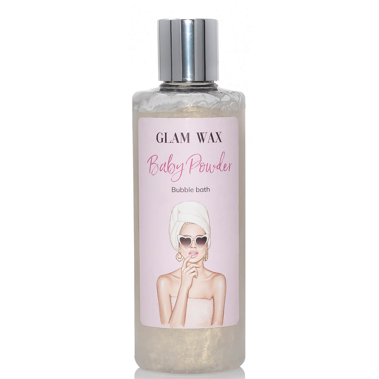 Glam Wax Baby Powder Bubble Bath 250ml