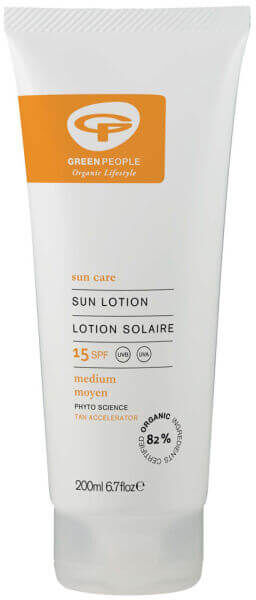 Green People Sun Lotion Spf15 With Tan Accelerator (200ml)