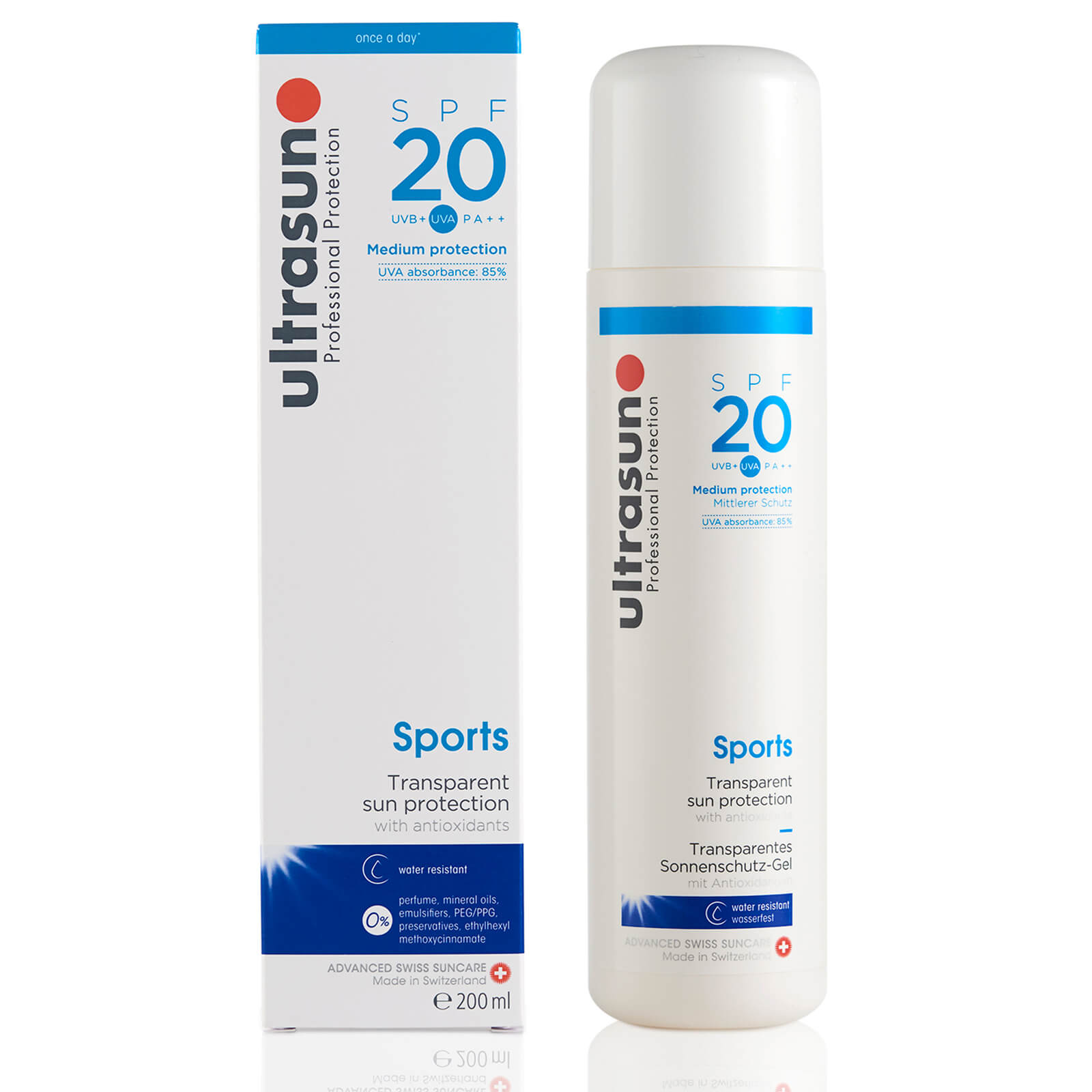 Ultrasun SPF 20 Sports Gel (200ml)