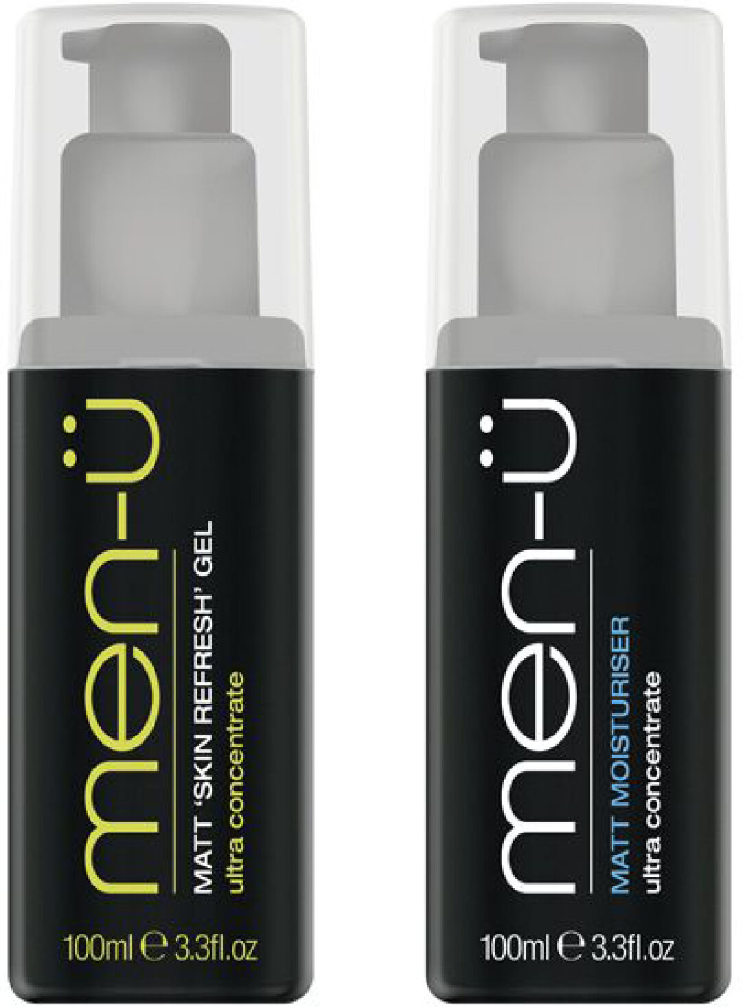 men-u men-ü Matt Refresh and Moisturise Duo