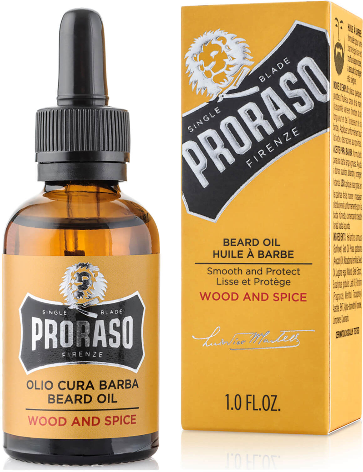 Proraso Wood and Spice Beard Oil 1 fl. oz