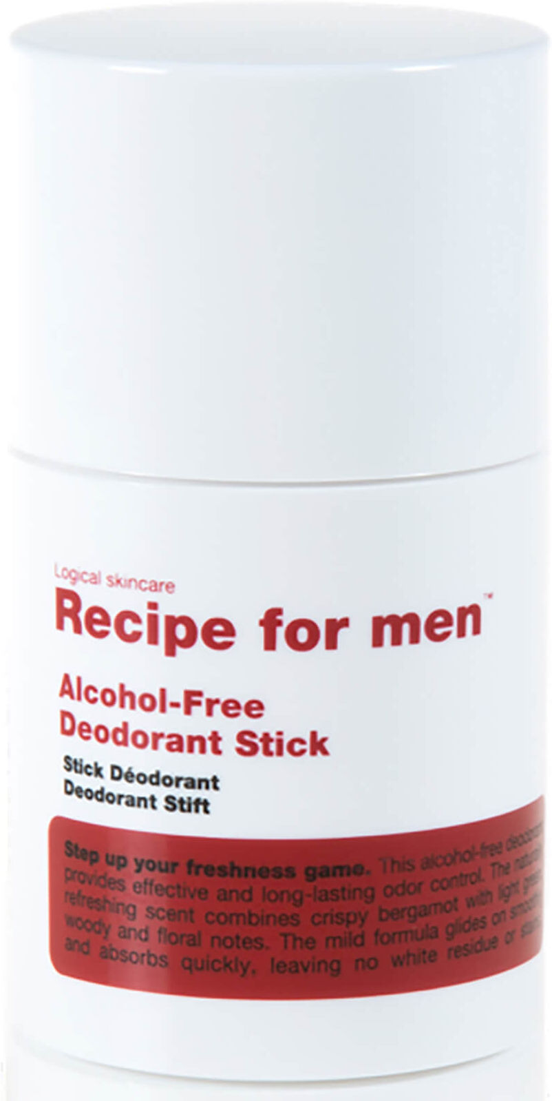 Recipe for Men Alcohol Free Deodorant Stick 75ml