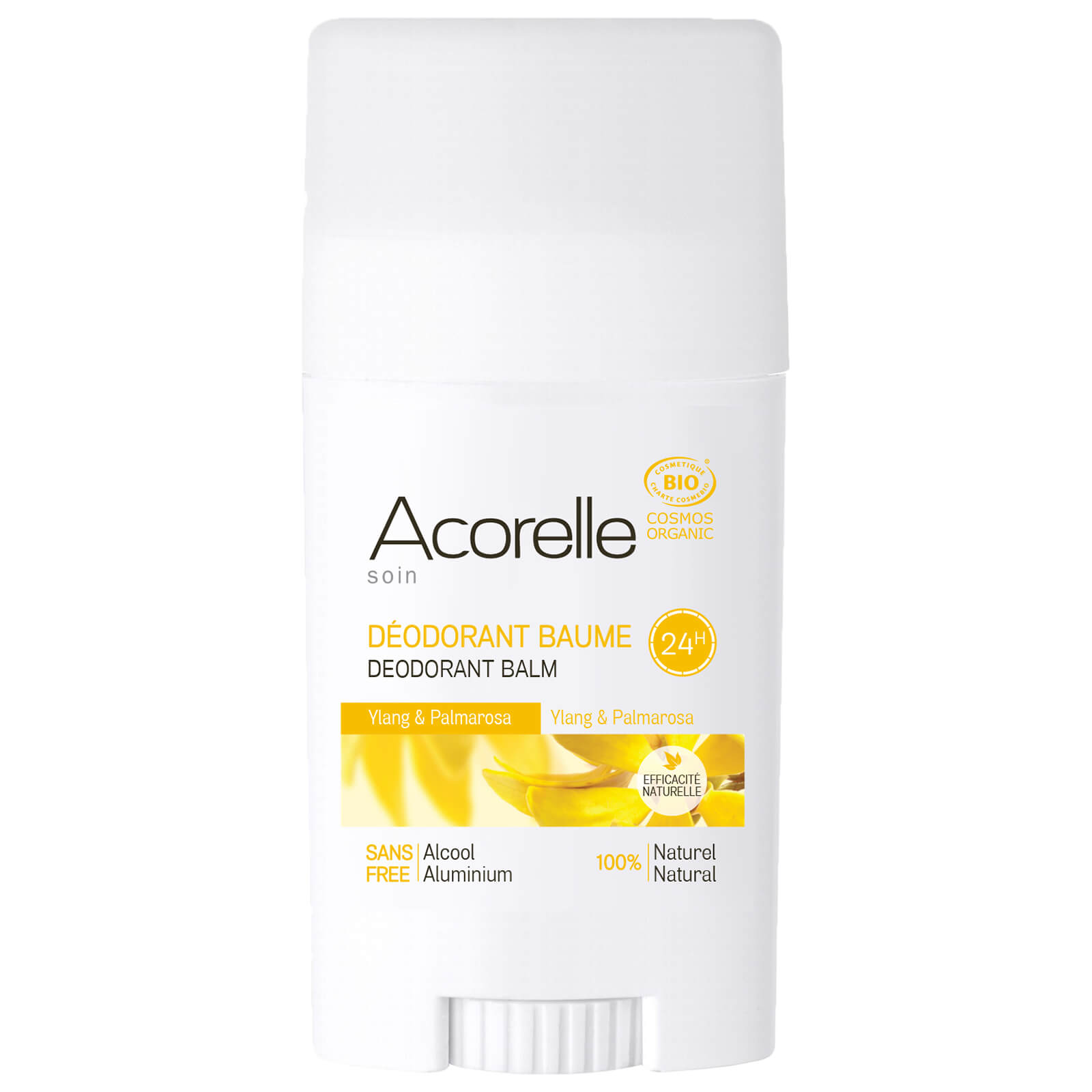 Acorelle Organic Ylang and Palmarosa Deodorant Balm 40 g