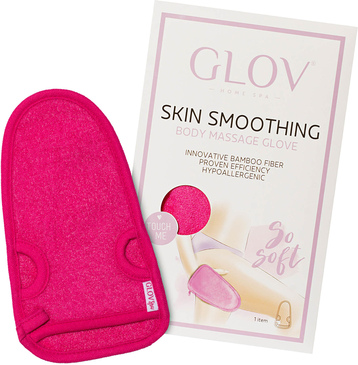 GLOV Skin Smoothing Body Massage Glove - Pink