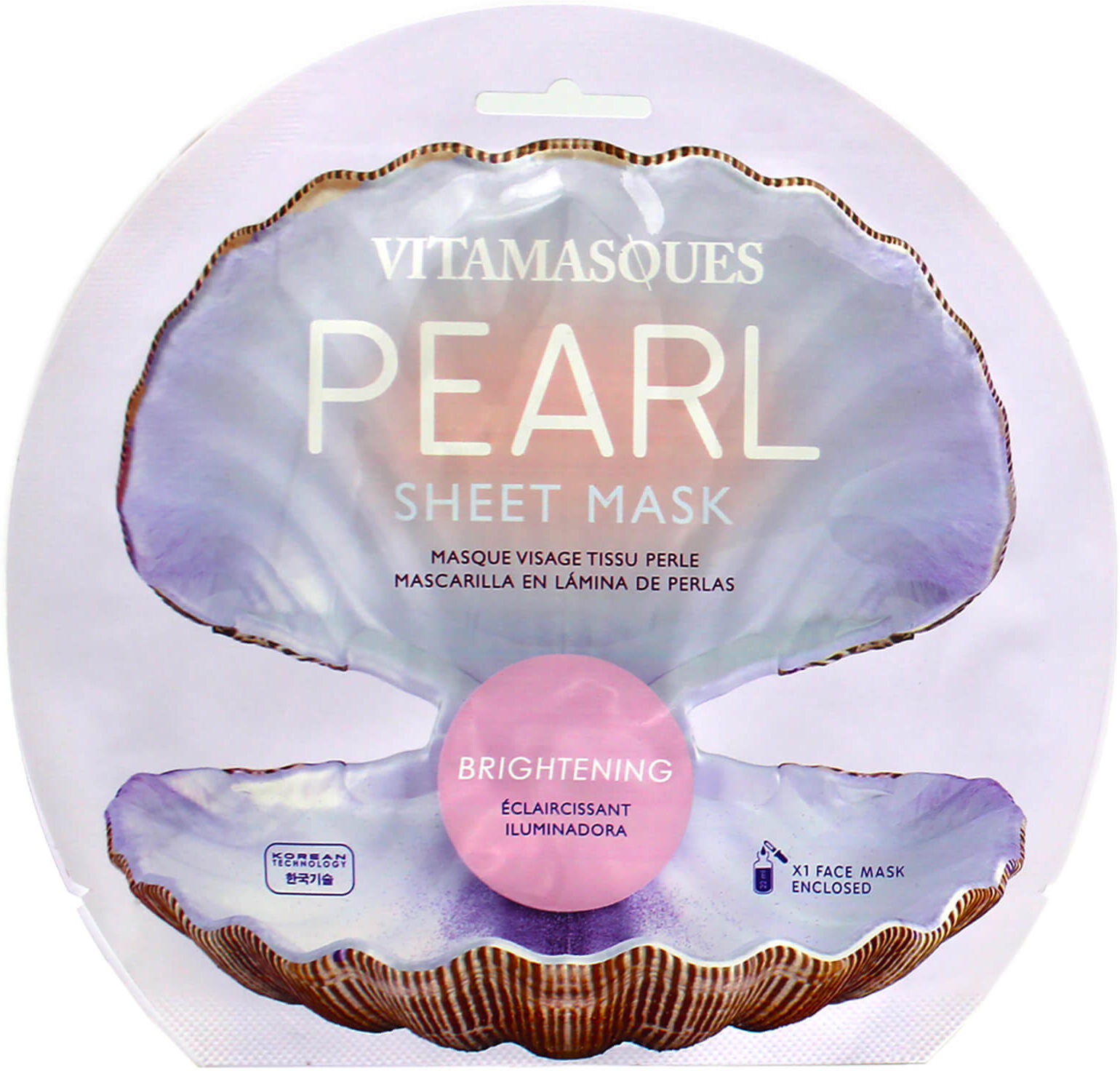 Vitamasques Pearl Sheet Mask 20ml