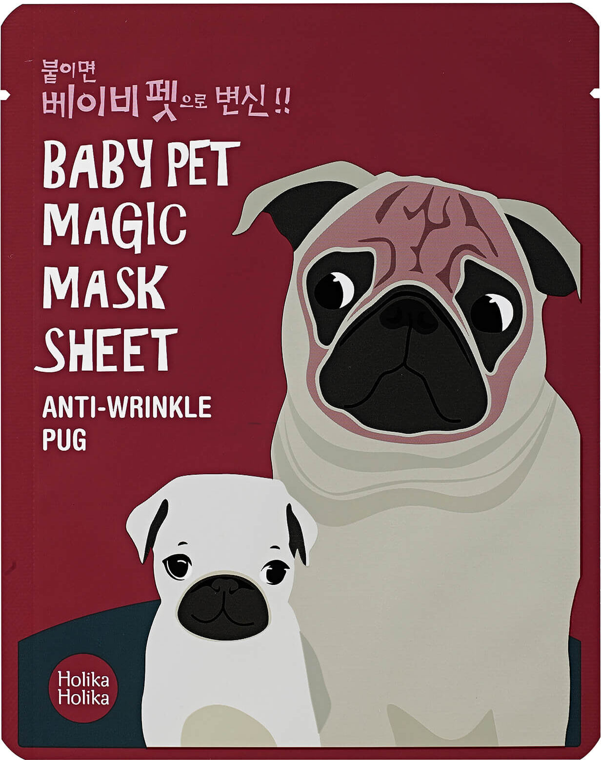 Holika Holika Baby Pet Magic Mask Sheet 120ml (Various Options) - Pug