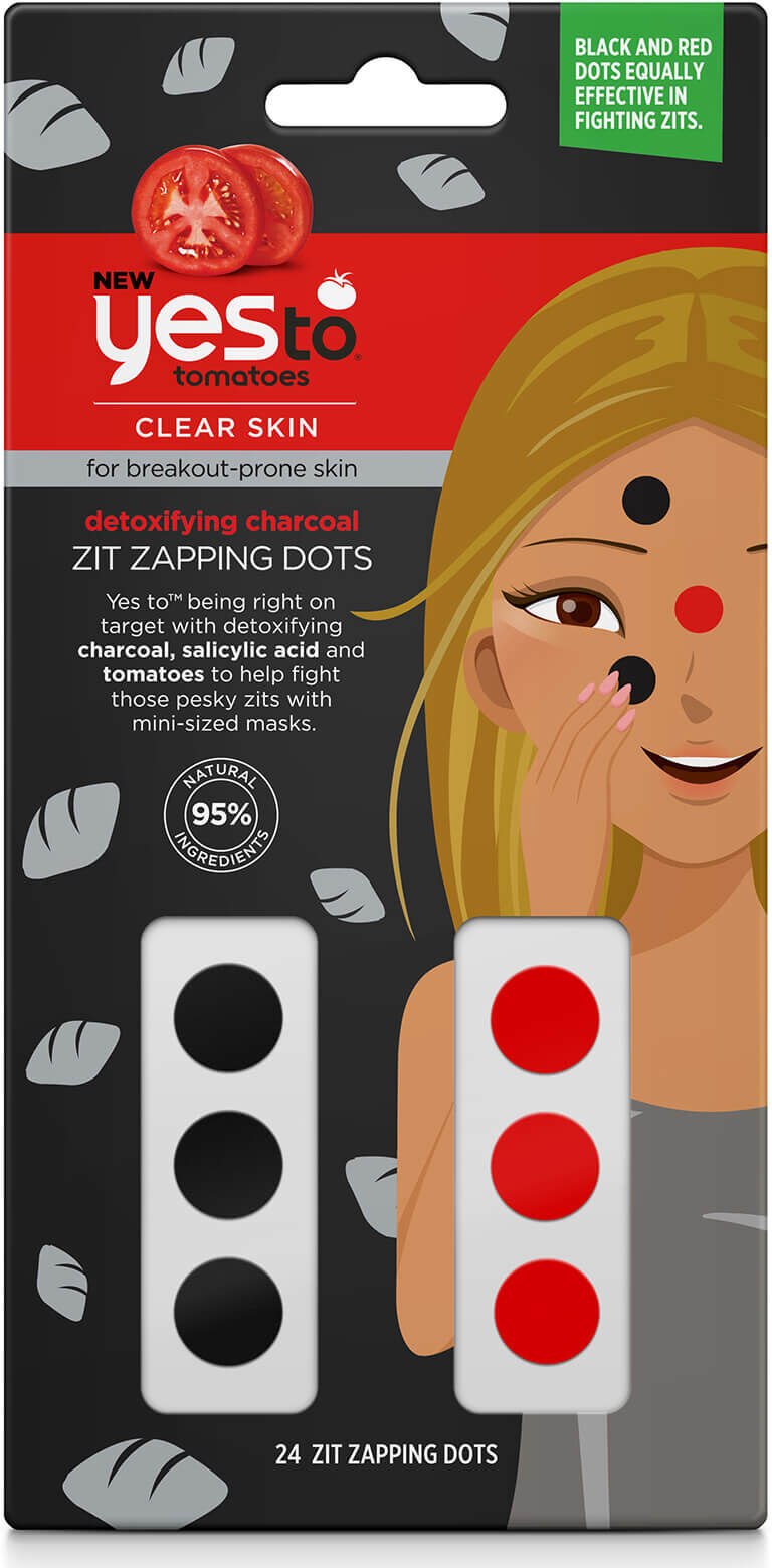 Yes To Tomatoes Detoxifying Charcoal Blemish Fighting Zit Zapping Dots