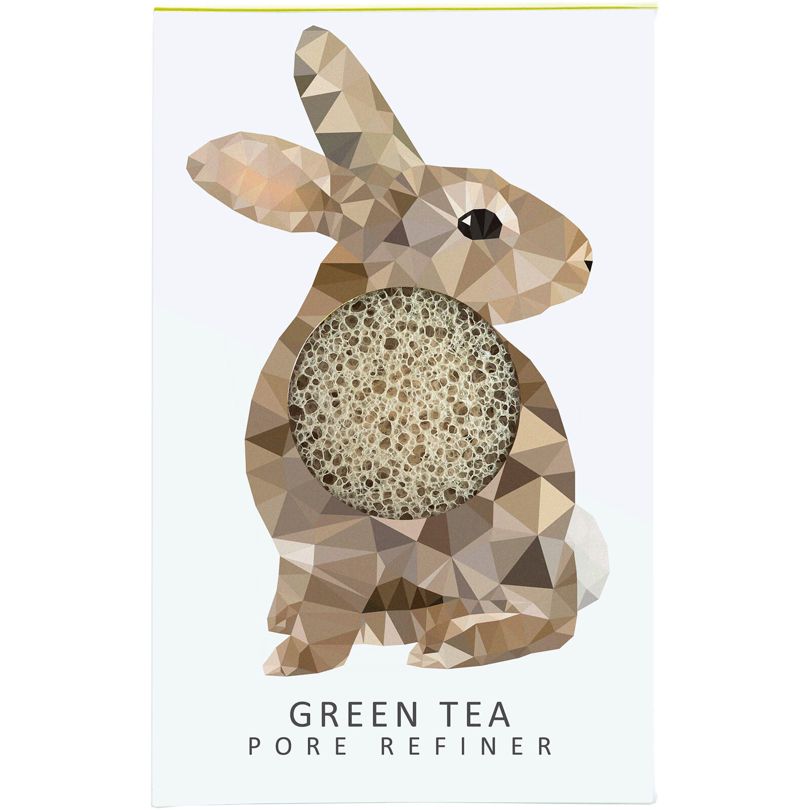 The Konjac Sponge Company Woodland Rabbit Pure Konjac Mini Pore Refiner - Green Tea 12 g