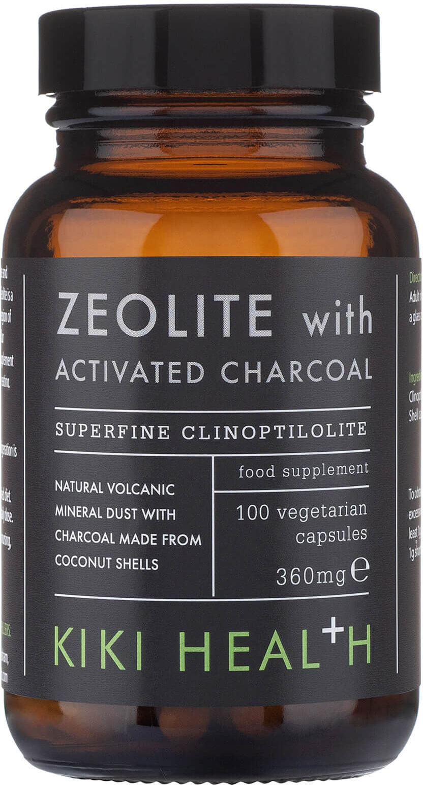 KIKI Health Zeolite with Activated Charcoal Vegicaps (100 Vegicaps)