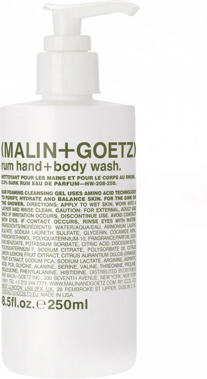 Malin+Goetz Rum Hand + Body Wash (250ml)