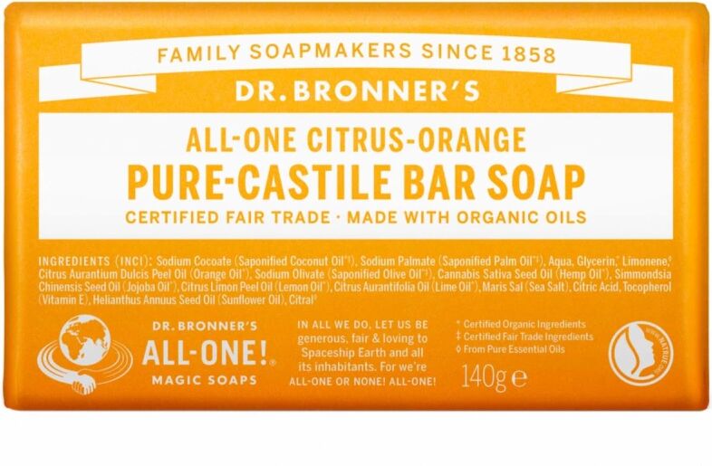 Dr. Bronner's Bar Soap Citrus-Orange (140g)