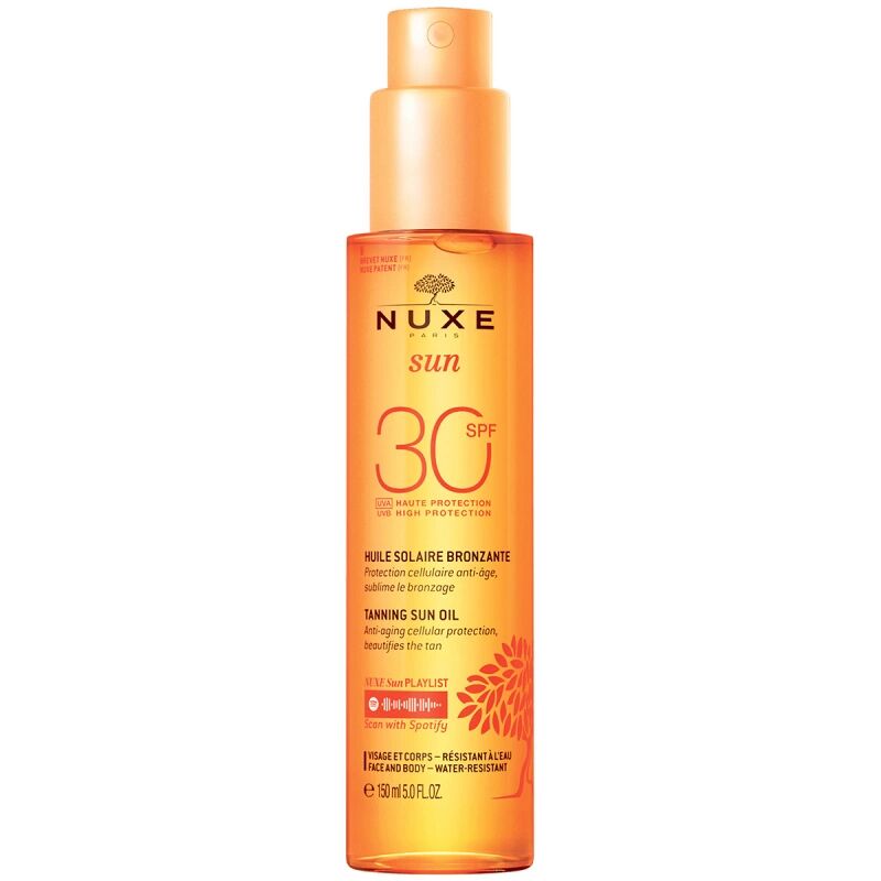 NUXE Sun Tanning Oil Face & Body SPF30 (150ml)