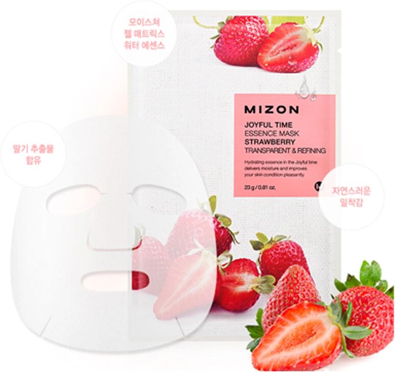 Mizon Joyful Time Essence Mask Strawberry (23g)