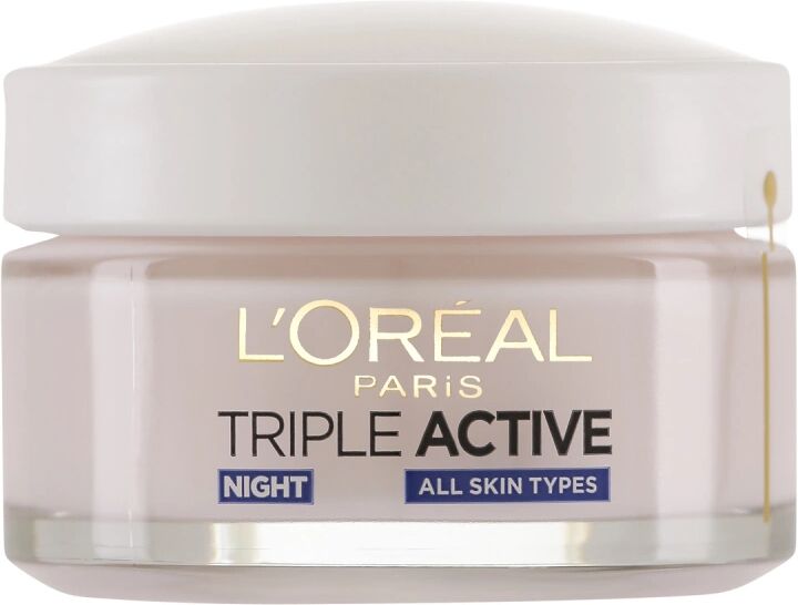 L'OrÃ©al Paris Triple Active Comforting Night Moisturising Care All Skin Types (50ml)