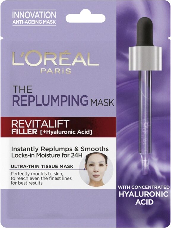 L'OrÃ©al Paris Revitalift Filler [Hyaluronic Acid] The Replumping Mask (1pcs)