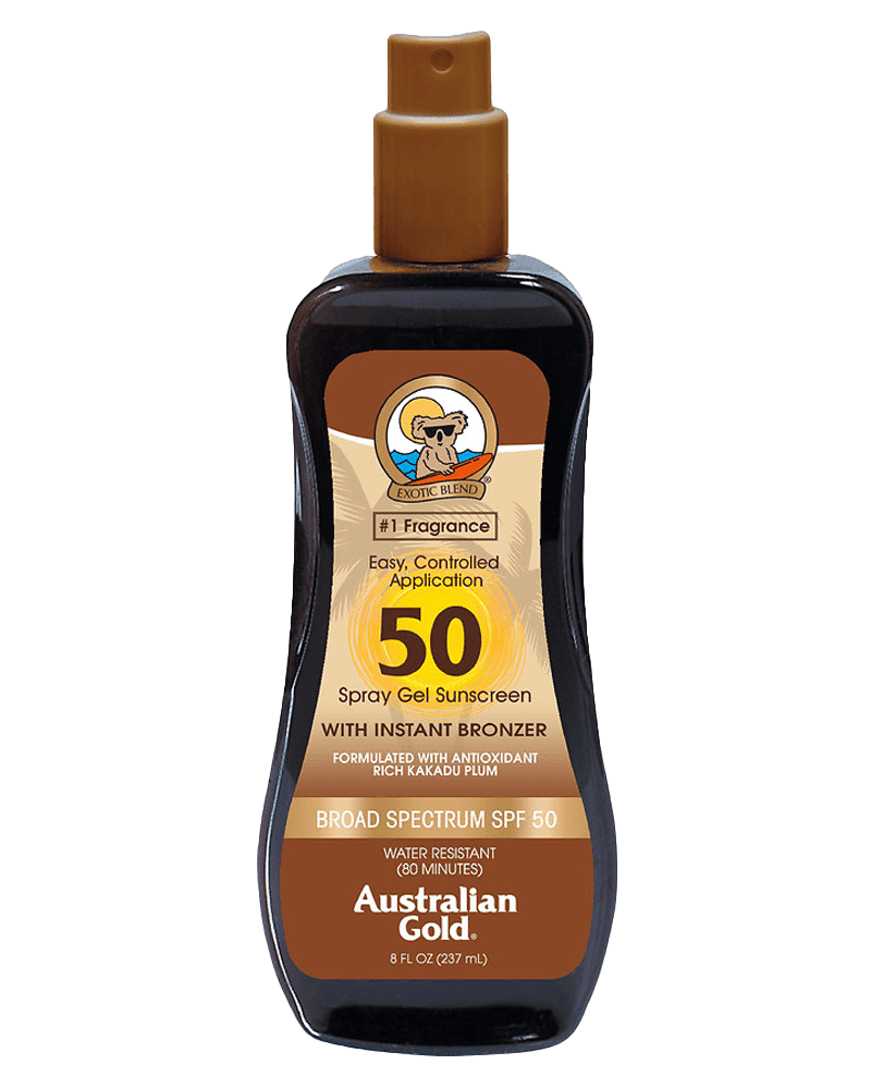 Australian Gold Spray Gel Sunscreen SPF 50 Bronzer (U) 237 ml