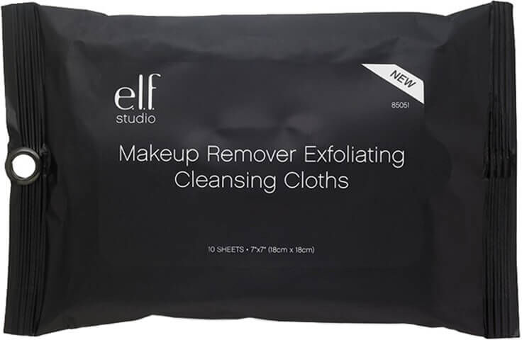 Elf Makeup Remover Exfoliating Cleansing Cloths (85051)