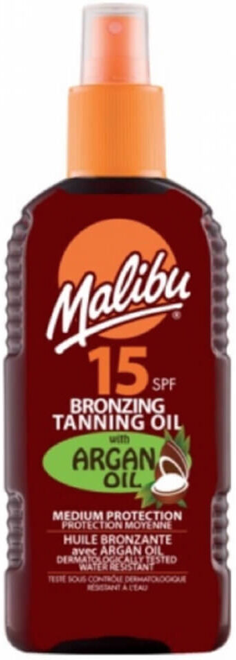 Malibu Bronzing Tanning Oil Spray Argan Oil SPF 15  200 ml