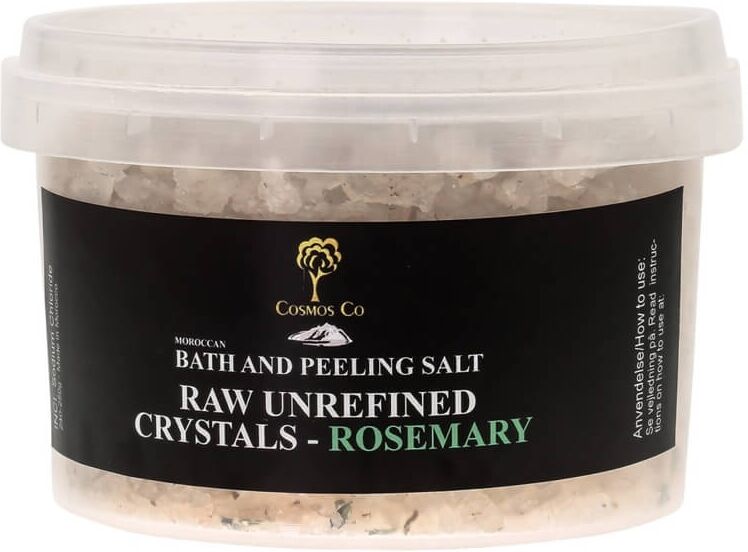 Cosmos Co Bath And Peeling Salt Raw Unrefined Crystals - Rosemary (U)