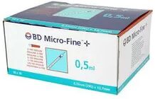 BD Medical-Diabetes care BD Micro Fine+ insulinsprøyte 0,5 ml - 100 stk