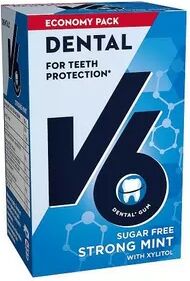 V6 Dental Care Strong Mint - 50 stk.