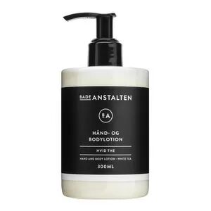 Badeanstalten Hånd- og bodylotion med hvit te fra Badeanstalten – 300 ml.