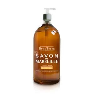 BeauTerra Marseille Liquid Soap Honey Vanilla fra BeauTerra – 300 ml.