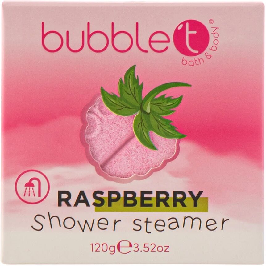 BubbleT Fruitea Raspberry Shower Steamer, 120 g BubbleT Badetilbehør