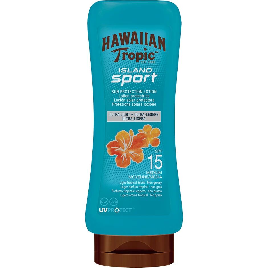 Hawaiian Tropic Hawaiian Island Sport Lotion SPF 15,  Hawaiian Tropic Solkrem