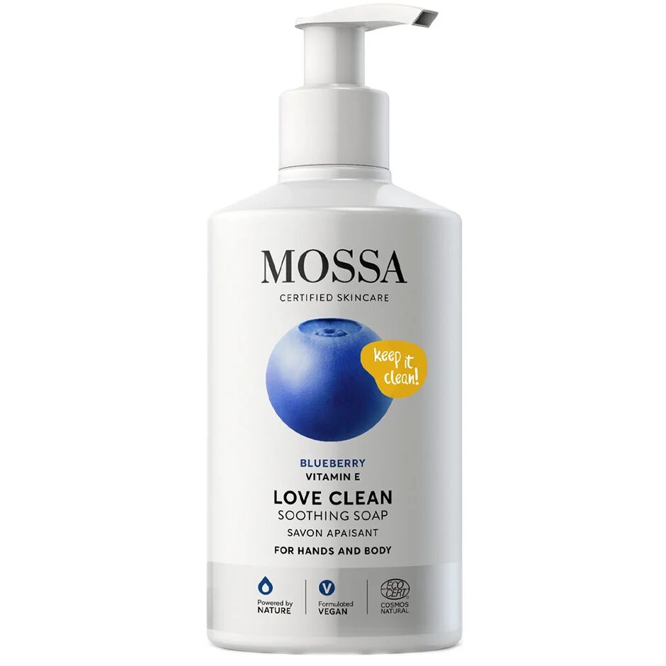 MOSSA LOVE CLEAN Soothing Soap, 300 ml MOSSA Håndsåpe